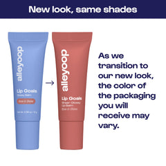 ALLEYOOP Lip Goals glossy-finish delivers high-shine comfort for daily wear.