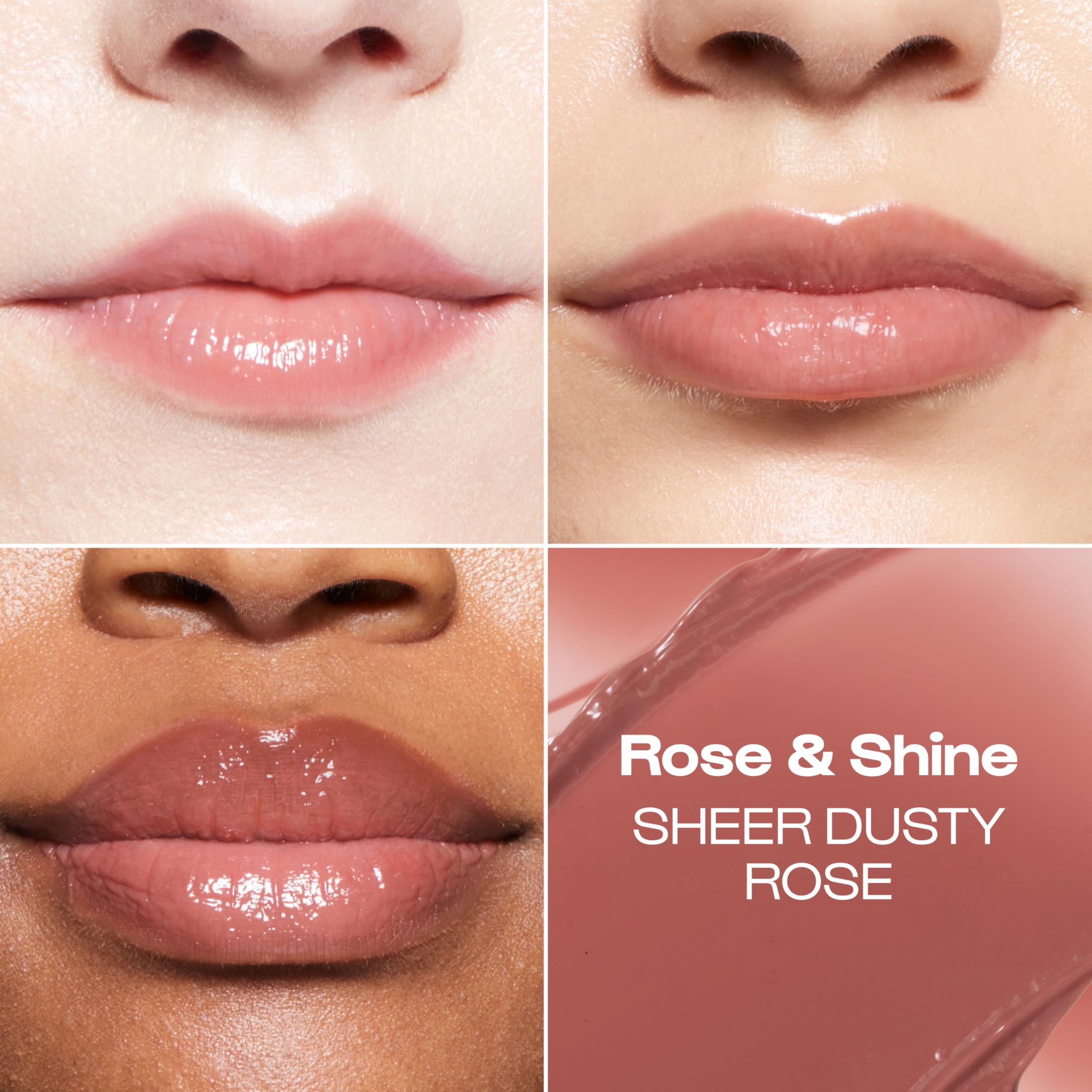 ALLEYOOP Lip Goals sheer-color shows natural tint with hydrating feel.
