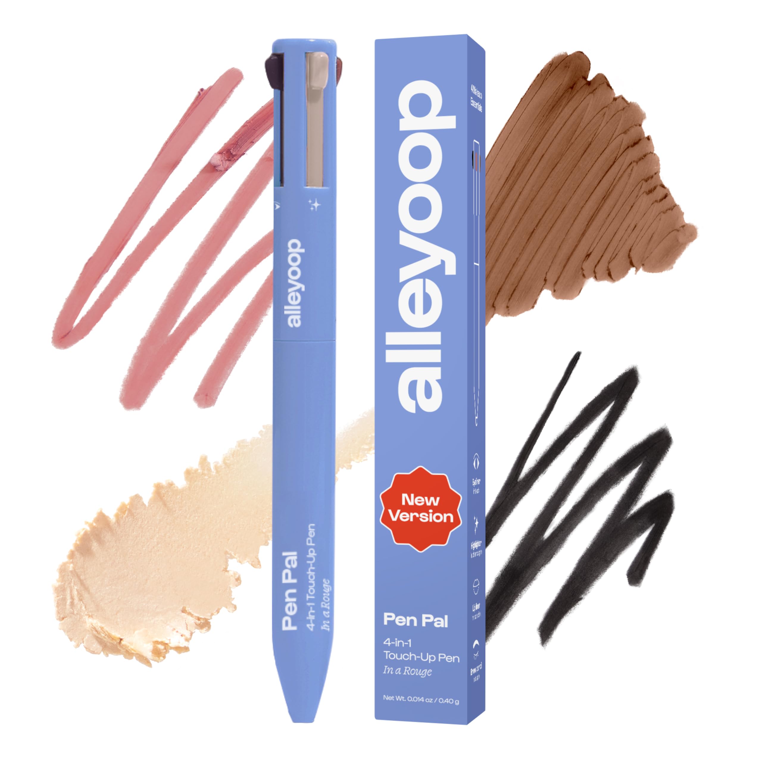 ALLEYOOP Pen Pal 4-in-1 eyeliner for precise, long-lasting wear on the go.