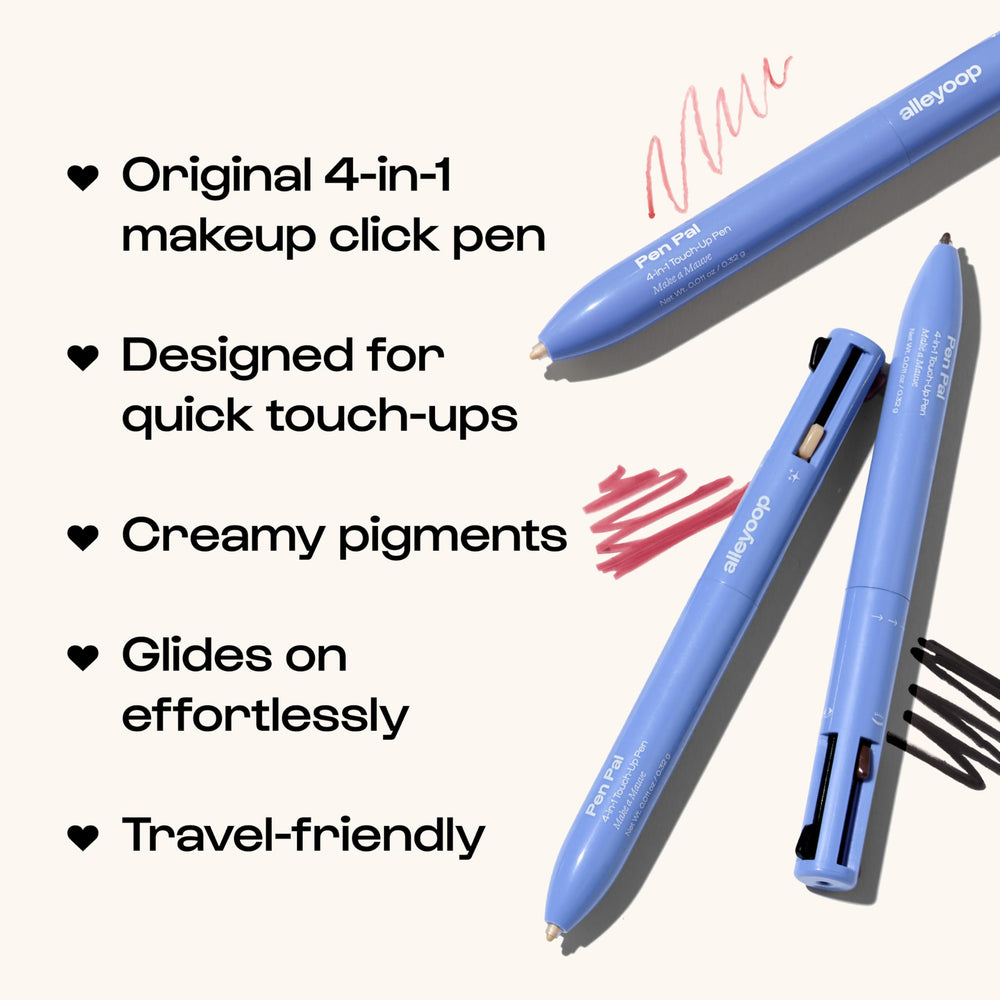 ALLEYOOP Pen Pal 4-in-1 lip liner for quick definition anywhere.