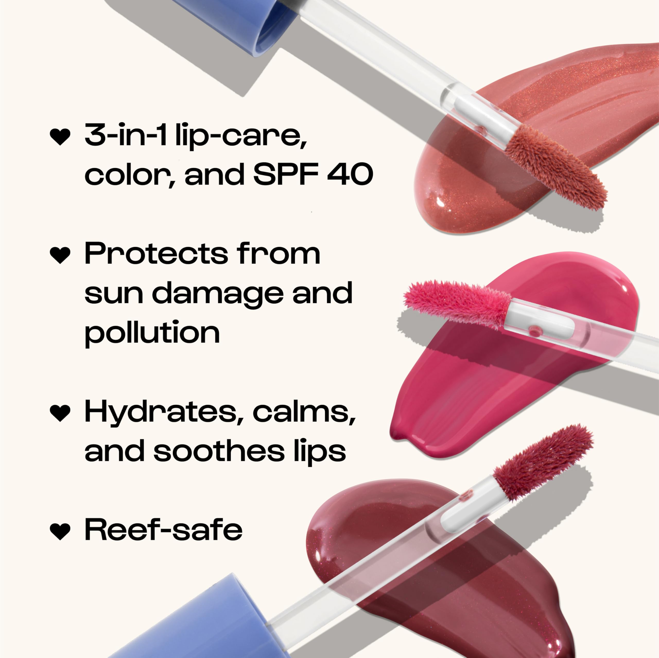 ALLEYOOP Lip Oil in Whirlwind delivers vibrant pink tint with lightweight, glossy moisture.