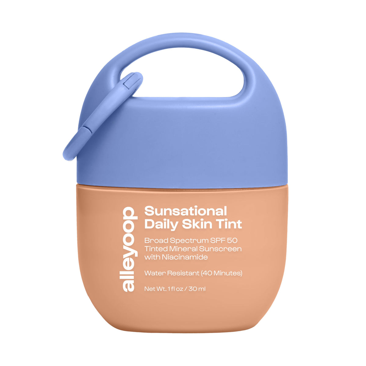 ALLEYOOP Sunsational bottle pour shows easy sun protection and quick application