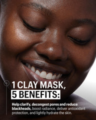 Allies of Skin creamy mask texture spreads smoothly for deep cleansing