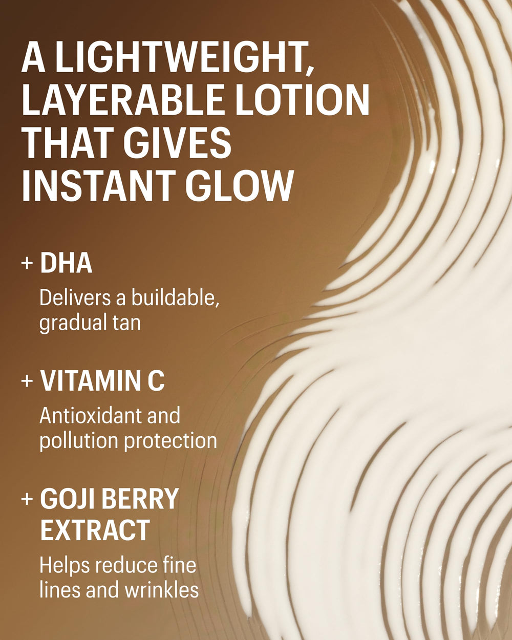 Allies of Skin Daily SPF 50 self-tanner for face gel texture, light and non-sticky