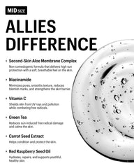 Allies of Skin Second-Skin Aloe Membrane Complex close-up illustration