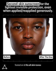 Allies of Skin sunscreen used as primer for smooth makeup application
