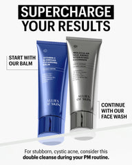 Allies of Skin Vitamin C & Omegas cleansing balm daily skincare routine.