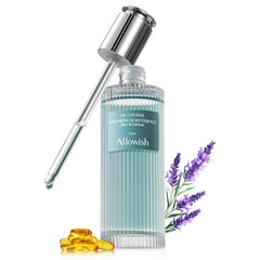 ALLOWISH Advanced Hair Serum bottle showcases premium scalp treatment for fuller hair