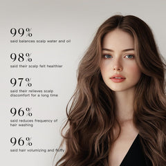 Scalp treatment reduces excess oil and buildup with refreshed feel