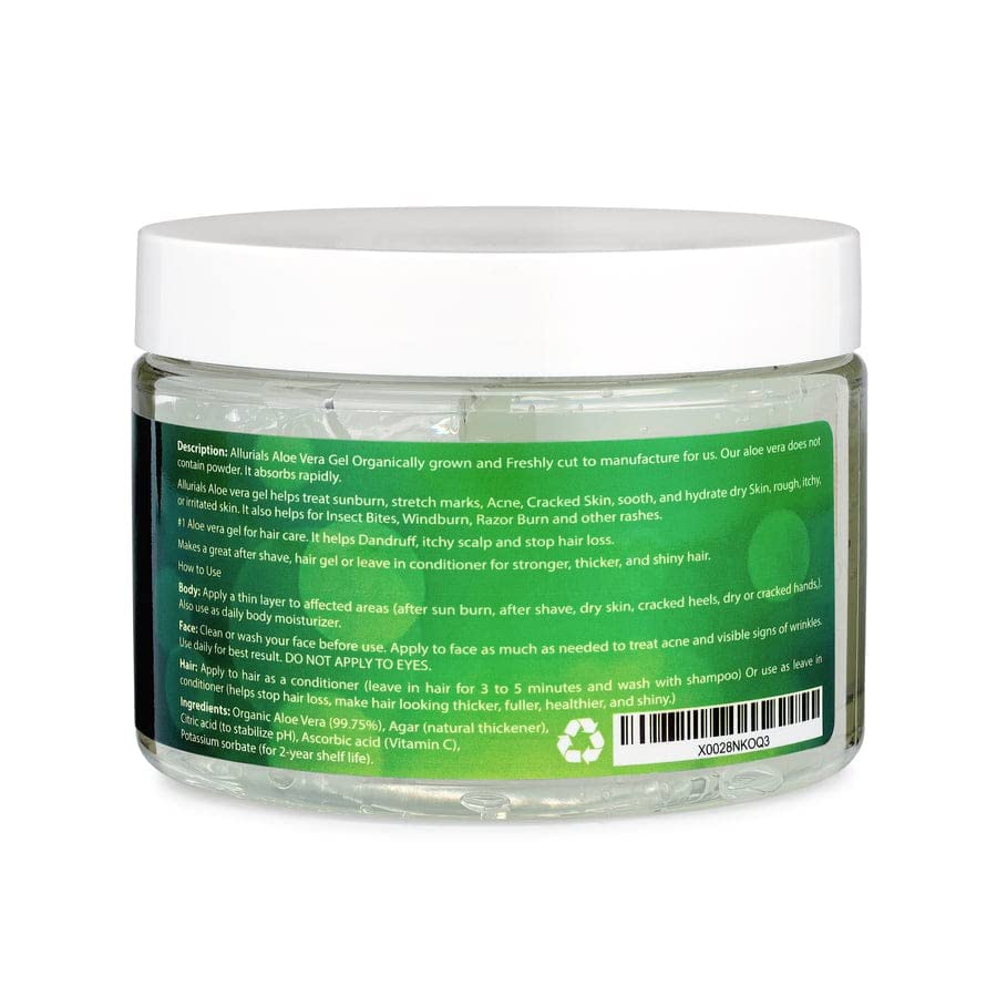 Clinical testing label indicating dermatologist approval for Allurials gel.