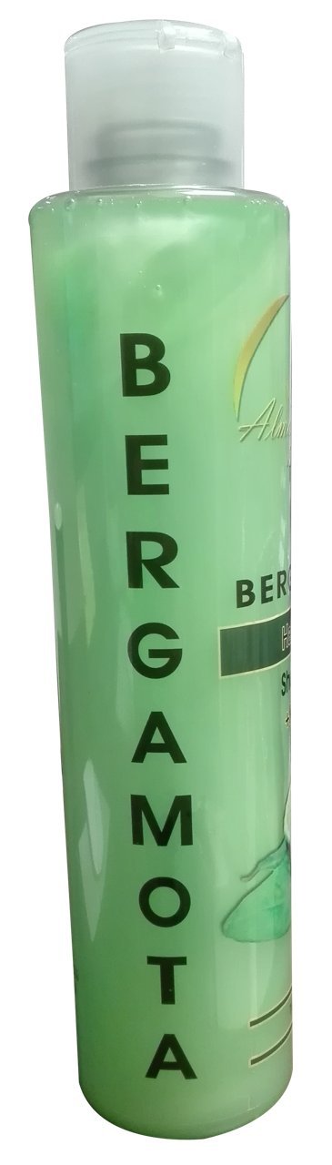 Alma Belleza Bergamota Keratin-infused formula close-up suggests smoother, more manageable hair.