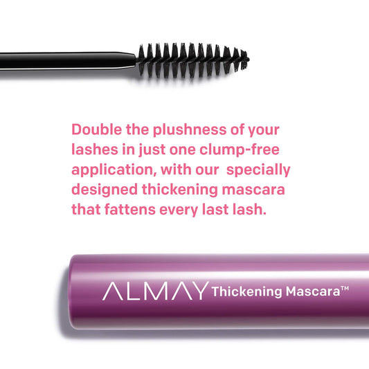 Almay Mascara brush wraps lashes for separation and volume