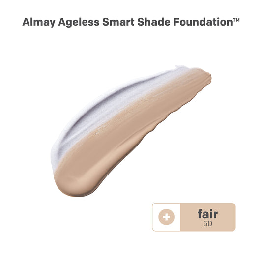 Close-up applying Almay Smart Shade for seamless blend.