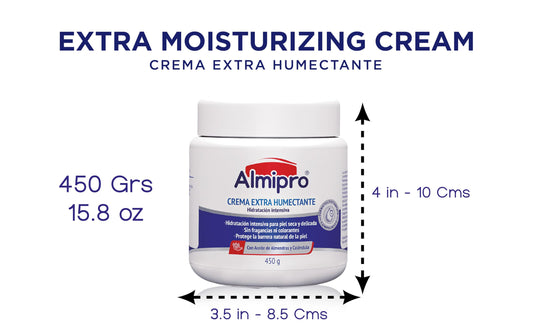 Almipro Calendula and Almond Oils hydrate hands and face for soft, comfortable skin.