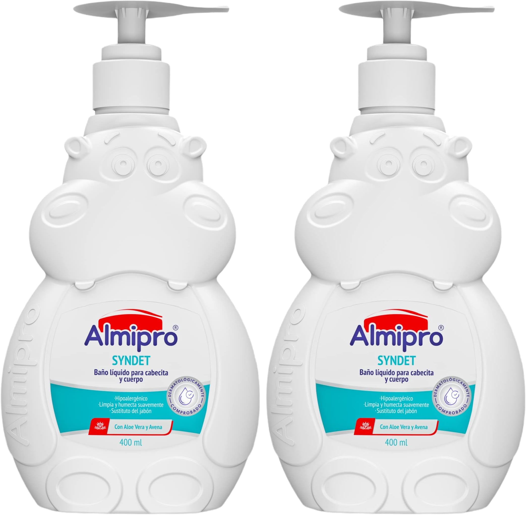 almipro Syndet Baby Wash bottle with oatmeal and aloe vera offers gentle cleansing for delicate skin