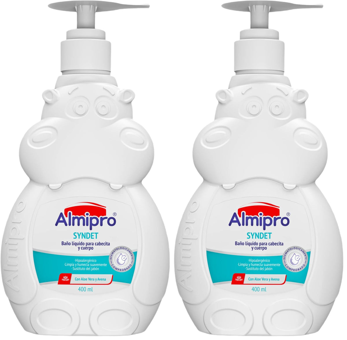 almipro Syndet Baby Wash bottle with oatmeal and aloe vera offers gentle cleansing for delicate skin
