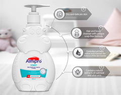 almipro Syndet Baby Wash two-pack packaging convenient for family use