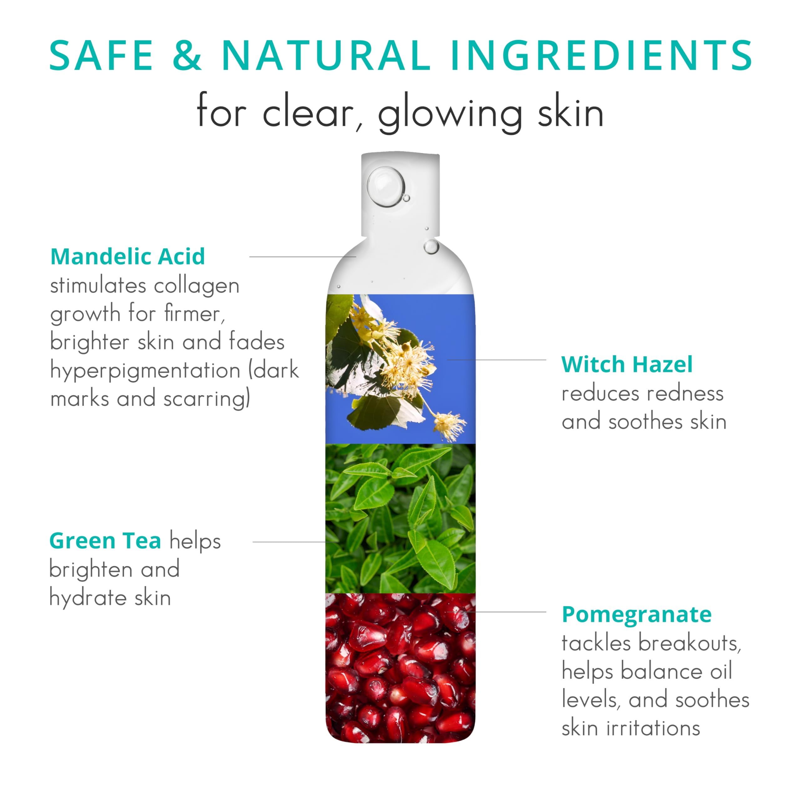 Almond Clear shaving bumps prevention application for ingrown hairs.