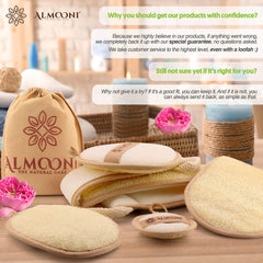 Almooni biodegradable packaging with pouch supports eco-friendly gifting.