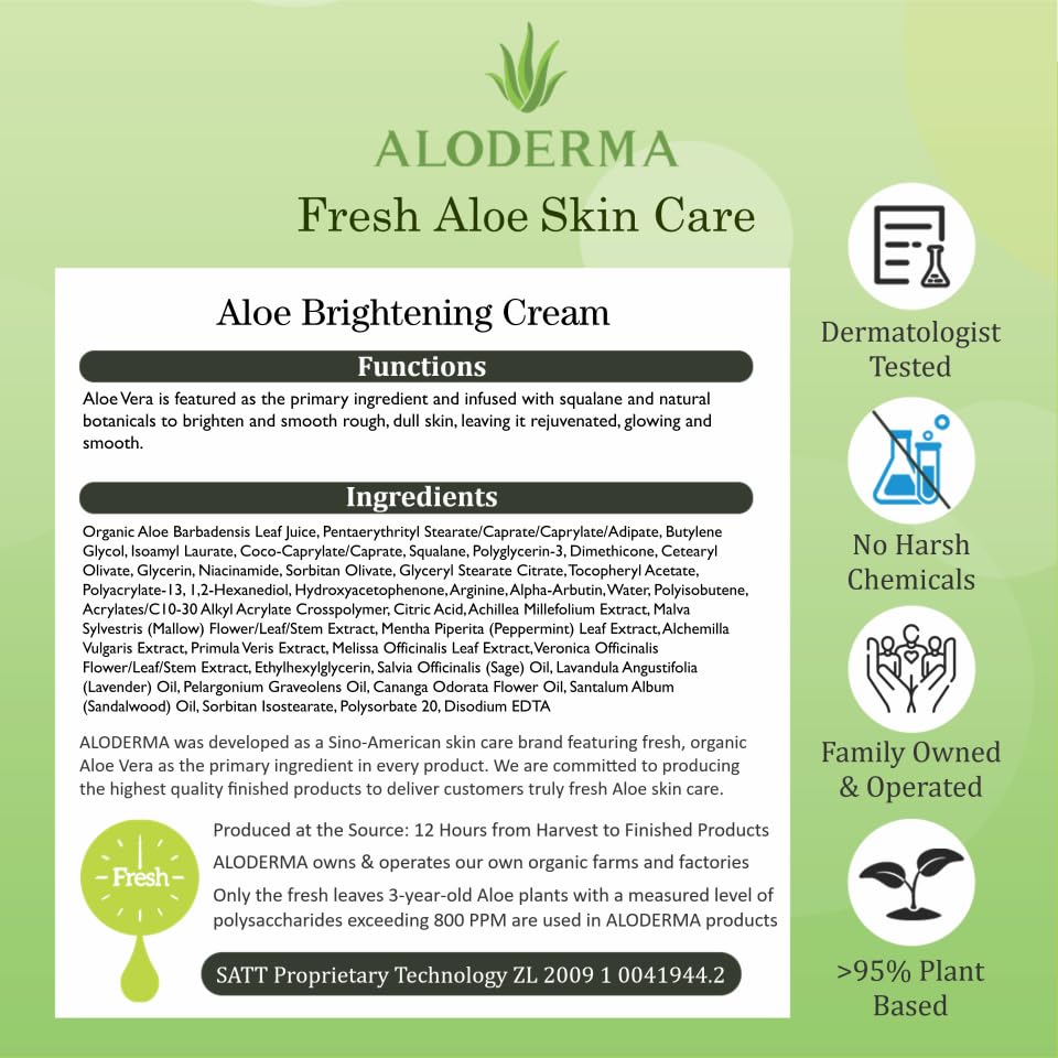 Farm-to-face production preserves aloe potency and freshness