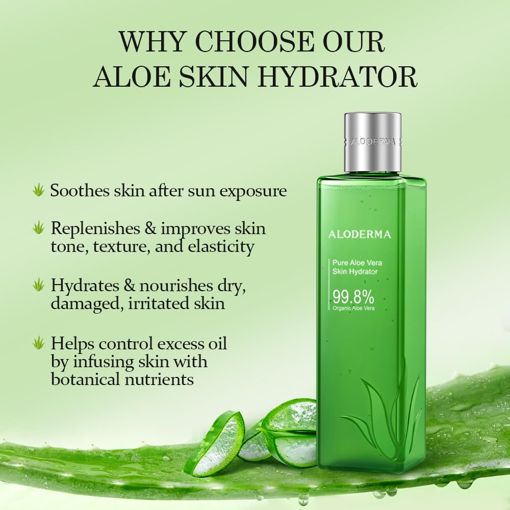 Aloderma hydrator cap close-up showing easy daily use.