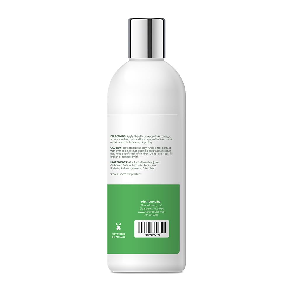 Aloe Infusion cream application close-up shows quick absorption