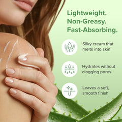 Green tea antioxidants in Aloe Infusion help calm skin.