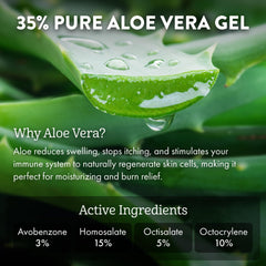Aloe Up Sport Sunscreen Lotion pump application makes on-the-go application easy.