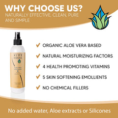 AloeHydrate lightweight, non-greasy texture shown on skin.