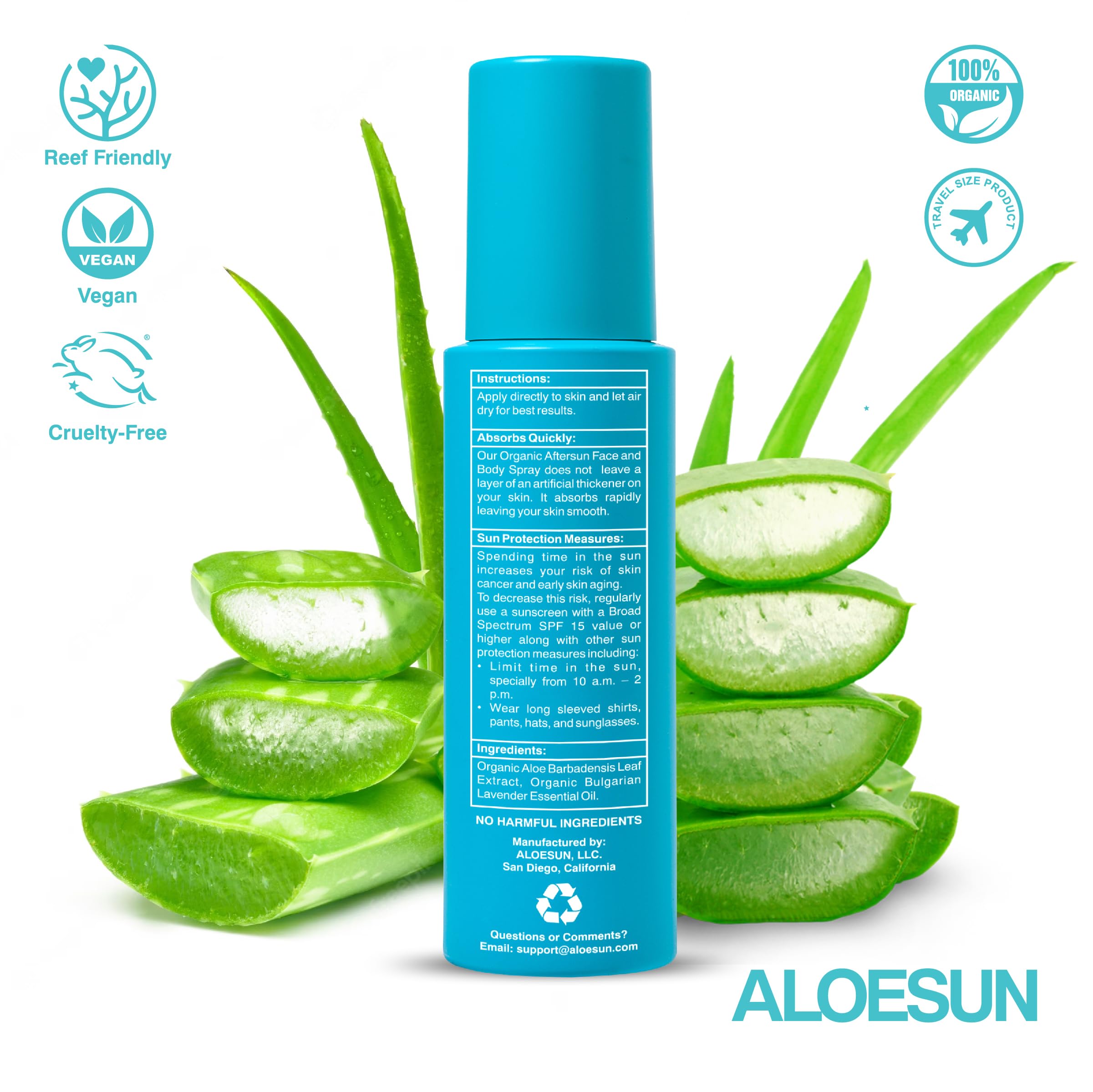 ALOESUN cruelty-free, ethically sourced skincare commitment for conscious users.