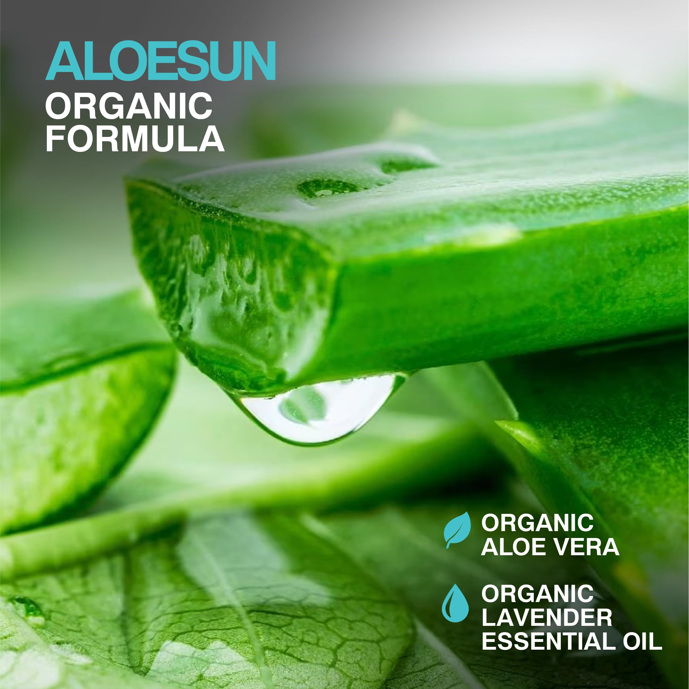 ALOESUN lavender scent evokes spa-like relaxation after outdoor activities.