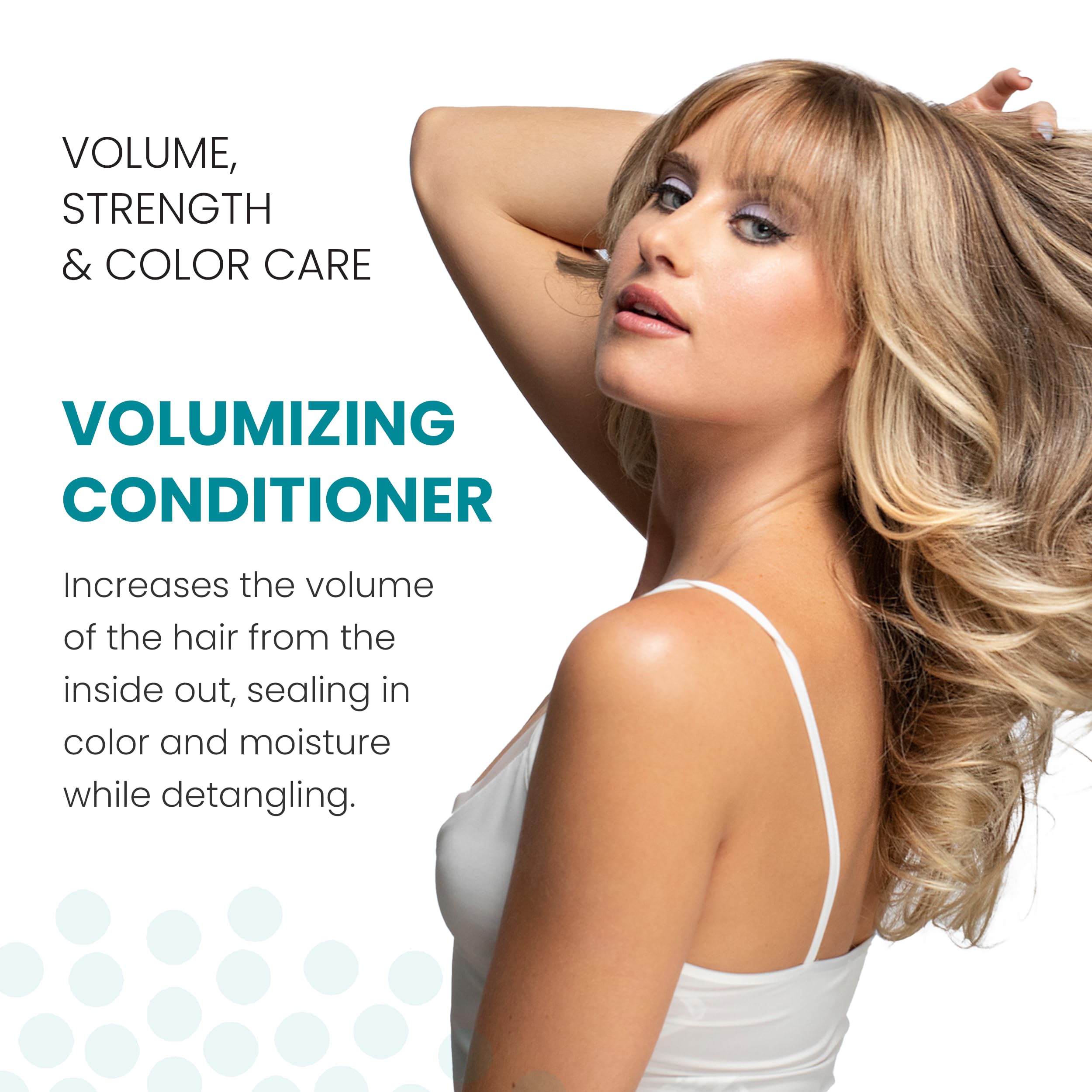 ALOXXI Conditioner label closeup highlighting color-protecting formula