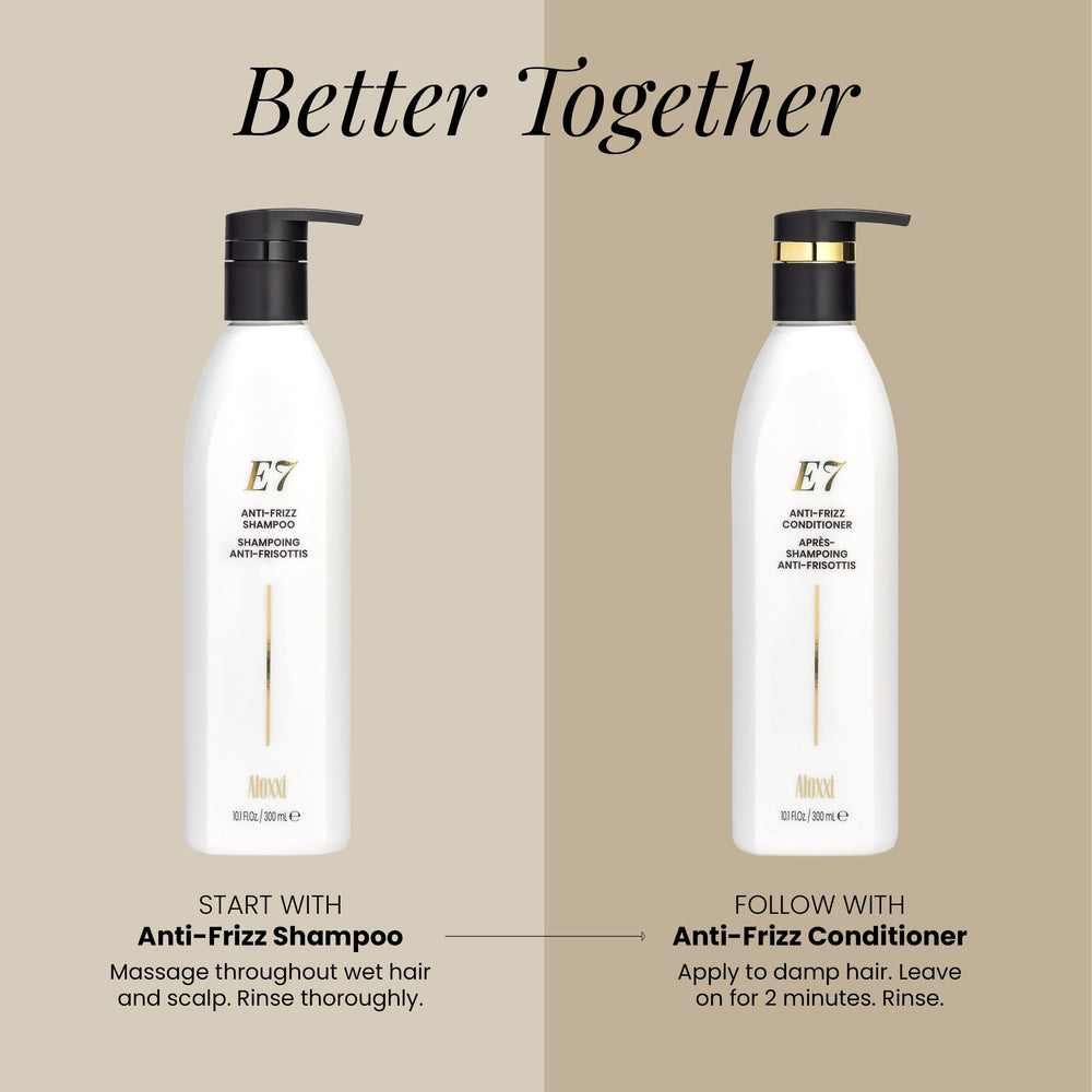 ALOXXI E7 antioxidant-rich formula protects color from environmental stress during wash.