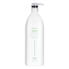 ALOXXI Reparative Shampoo bottle front highlighting ColourCare Complex for color-treated hair
