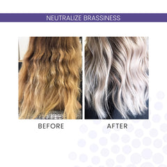 ALOXXI violet shampoo tri-peptide-brightening supports vibrant hair while cleansing gently