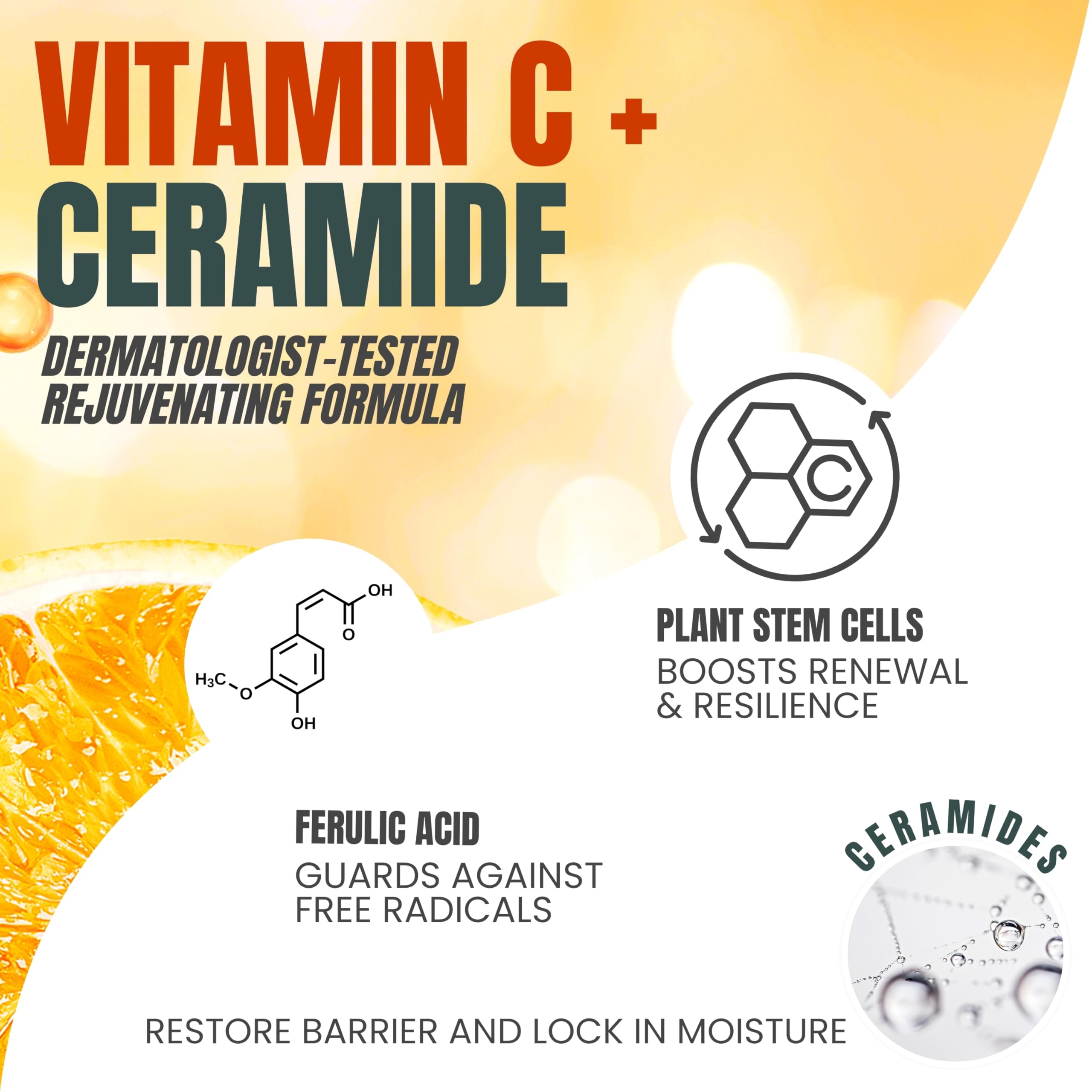 Alozera Vitamin C Body Lotion hand application shows lightweight absorption.