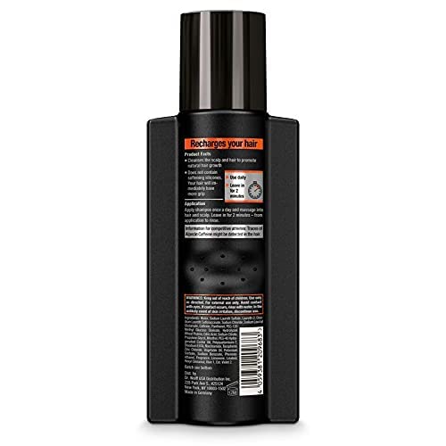Alpecin Caffeine Shampoo C1 Black Edition foamy lather boosts refreshment during wash