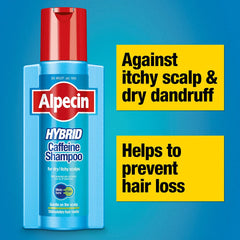 Alpecin Hybrid Caffeine Shampoo foamy lather demonstrates gentle cleansing for sensitive scalps.