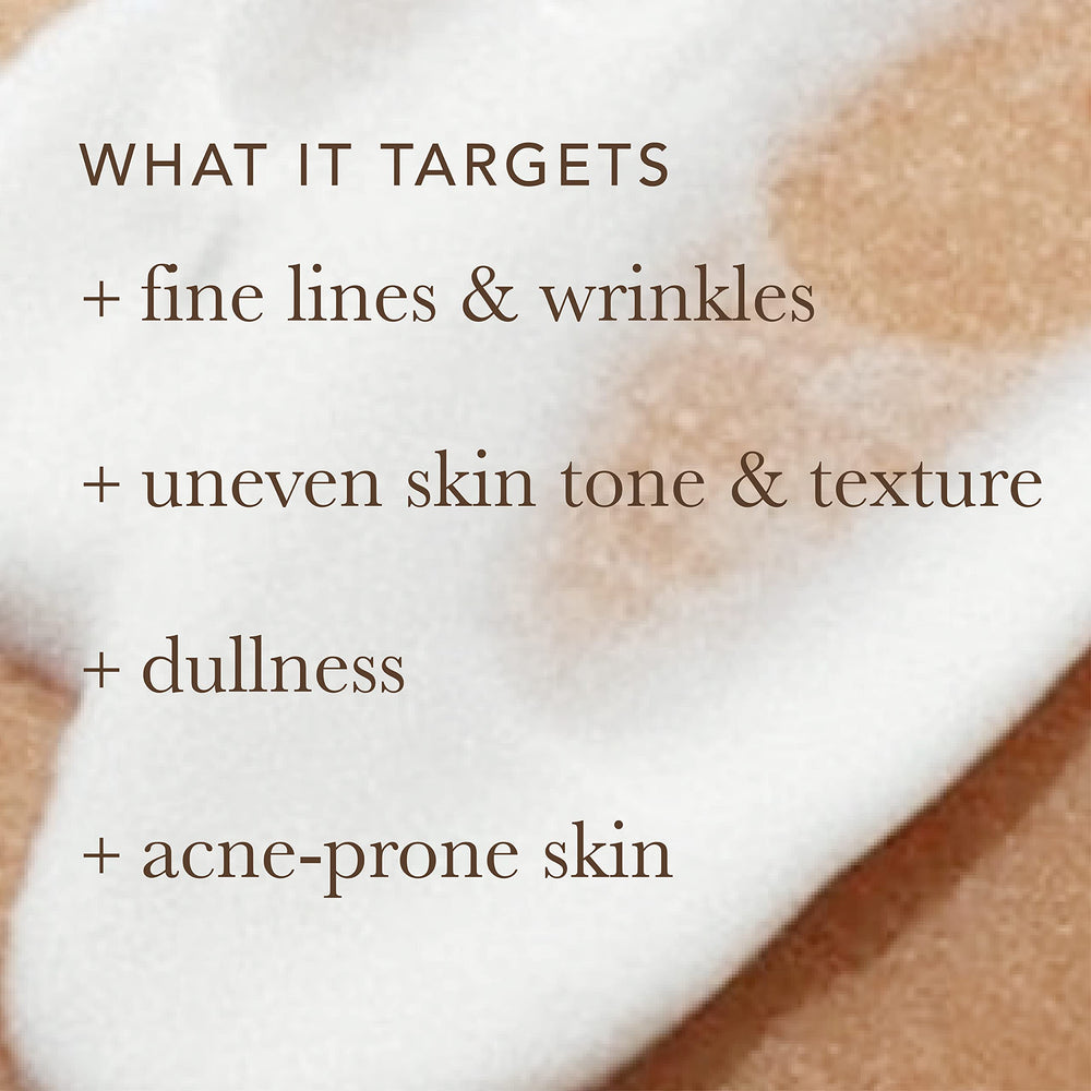 Close-up of the Alpha Skin Care Essential Renewal Lotion label