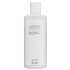 Alpha Skin Care Refreshing Face Wash on skin demonstrates makeup removal and oil control.