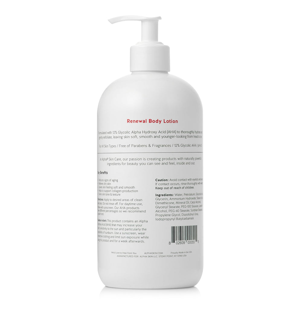 Alpha Skin Care Revitalizing Body Lotion in daily routine for hydrated skin.