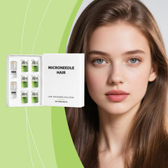 AlphainFuze quick-absorb formula applied to scalp for daily routine