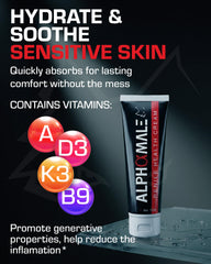 AlphaMale application during routine image demonstrating easy daily hydration