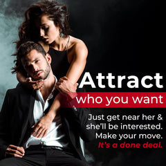 AlphaMale long-lasting masculine scent sustains attraction throughout the day.