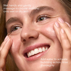 Papaya enzyme action in Alpyn Beauty cleanser for gentle exfoliation.