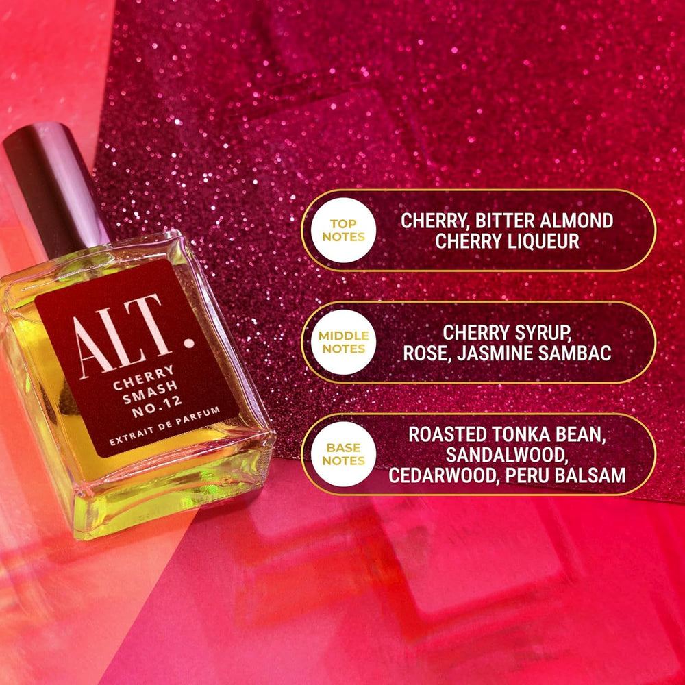 ALT FRAGRANCES Cherry Smash No 12 packaging suggests premium presentation.