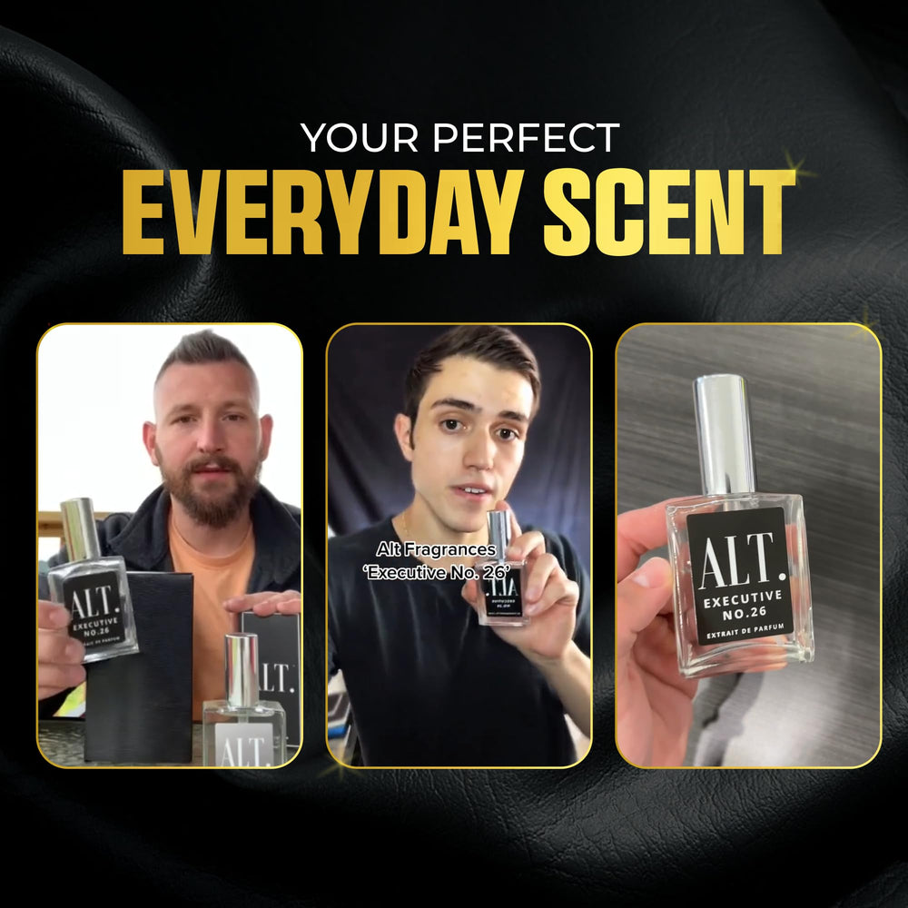 ALT. Fragrances Executive No.26 on skin during a night out.