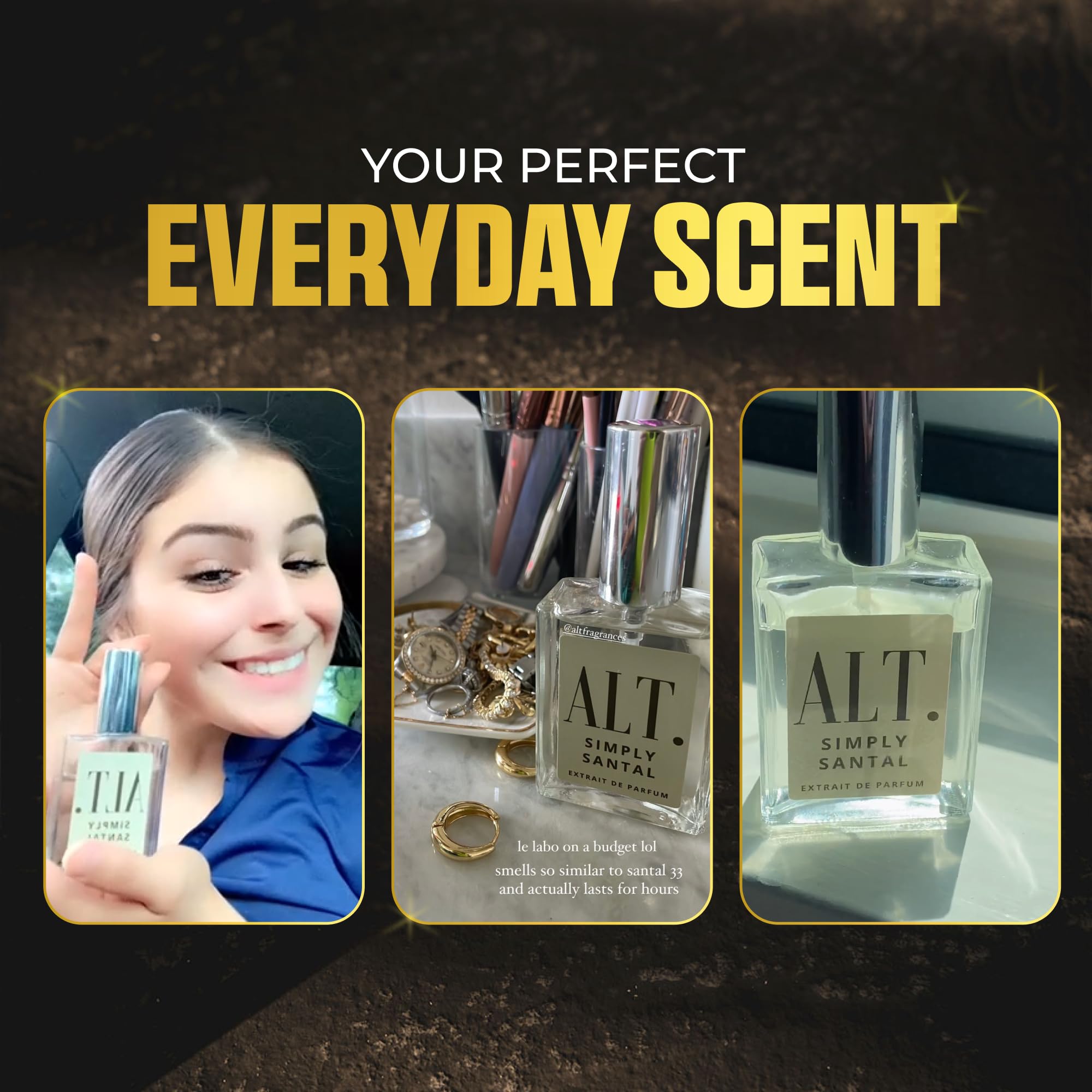 ALT. FRAGRANCES Simply Santal unisex use for versatile occasions.