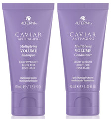Alterna Caviar Anti-Aging Multiplying Volume Shampoo bottle for vibrant red hair shine