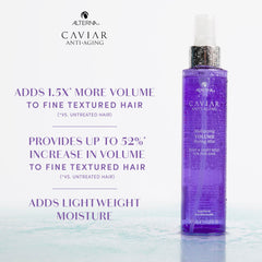 Finish with a subtle shine from Alterna styling mist for a polished look.